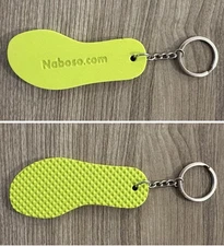 Authentic Naboso Green Keychain Keyring Insoles Socks Mats Running Run