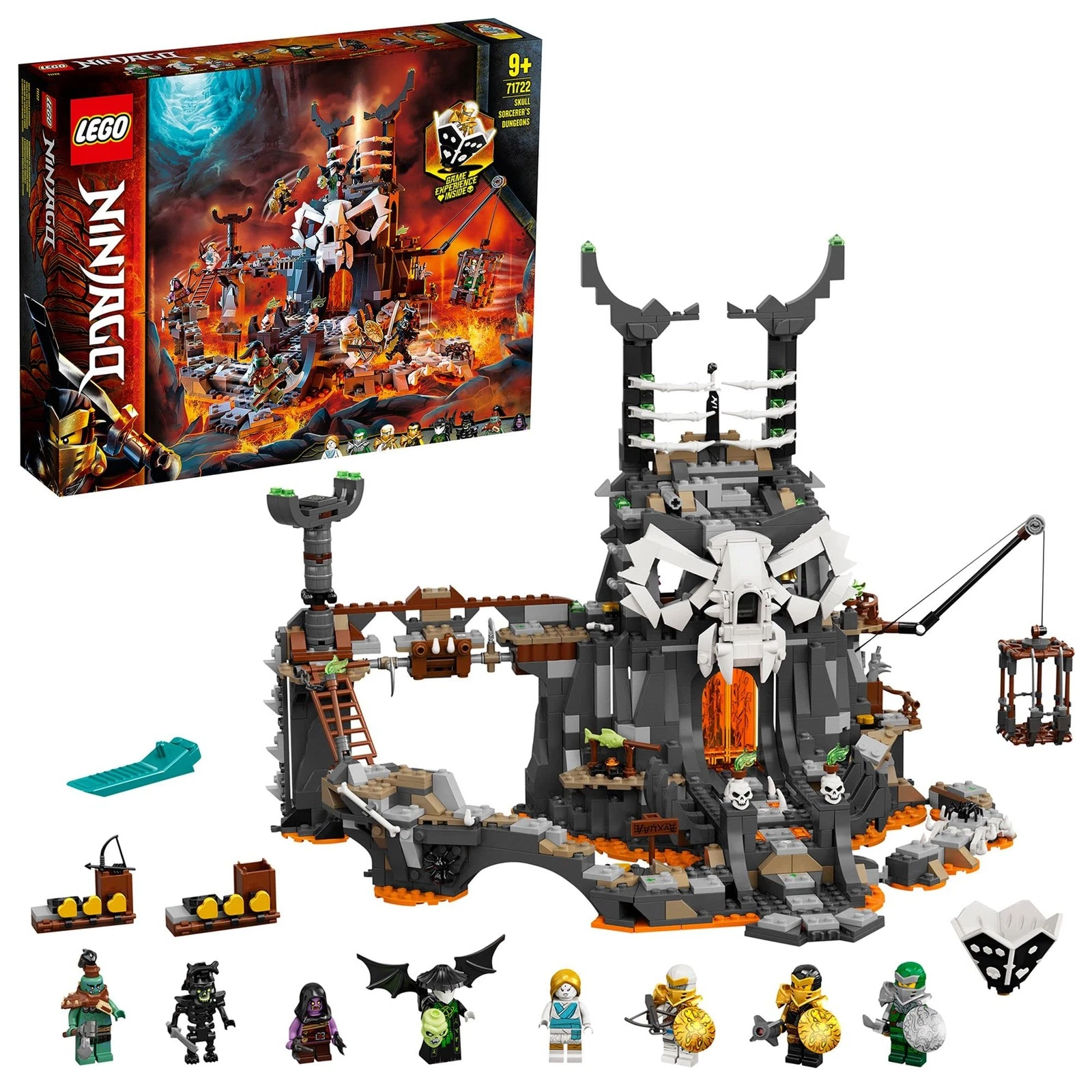 LEGO Ninjago Skull Sorcerer Dungeons 71722 Near Mint