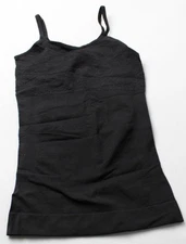 Curveez Women's Firm Jacquard Camisole Waist/Back Shaper JL3 Black Size XL NWT