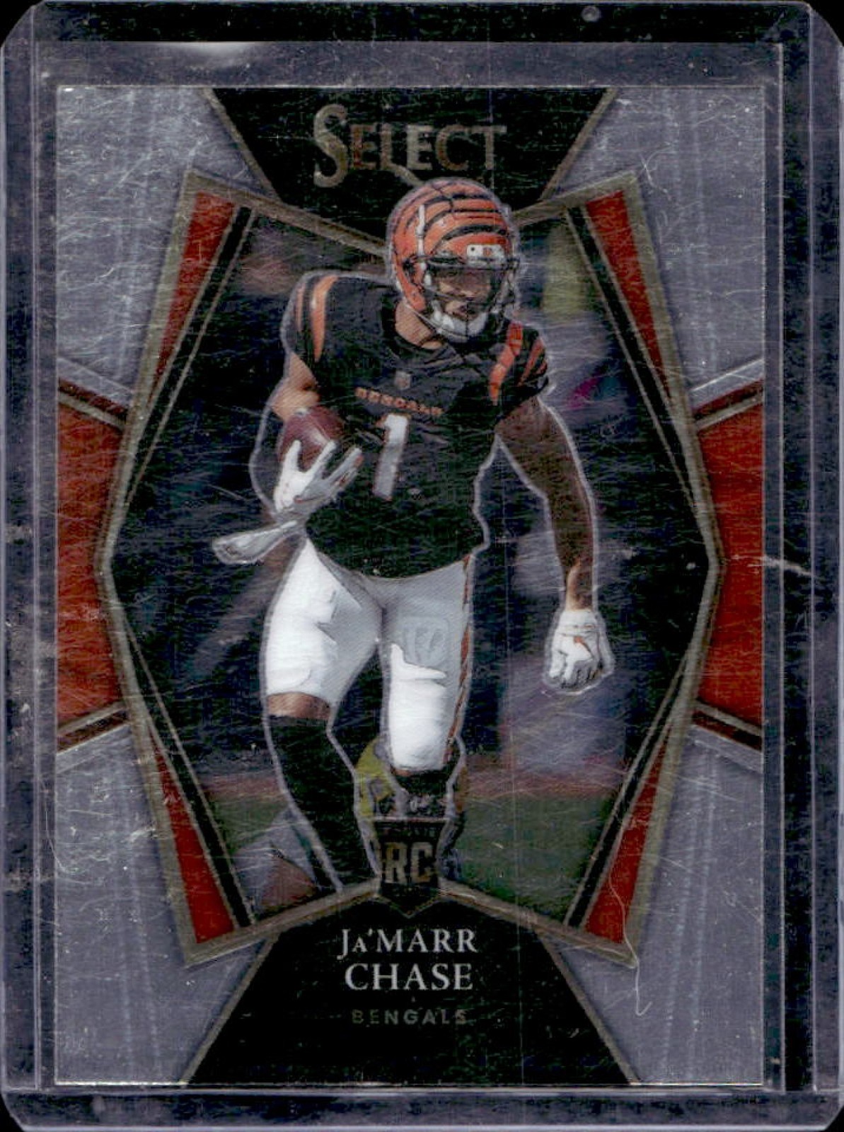 2021 Select Ja'Marr Chase RC Rookie Premier Level #147 Bengals