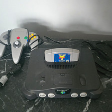 Nintendo 64 N64 Black Console w/ Controller & Toy Story 2 Cartridge Leads Inc