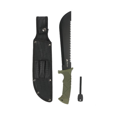 #ad #ad Ozark Trail 10quot; Machete with Saw Teeth Fire Starter Model 89031 $17.97