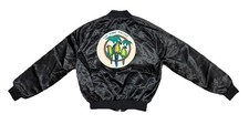 Vintage The Blue Parrot Satin Jacket Mens M Aristo Jac Full Zip USA Made 70s