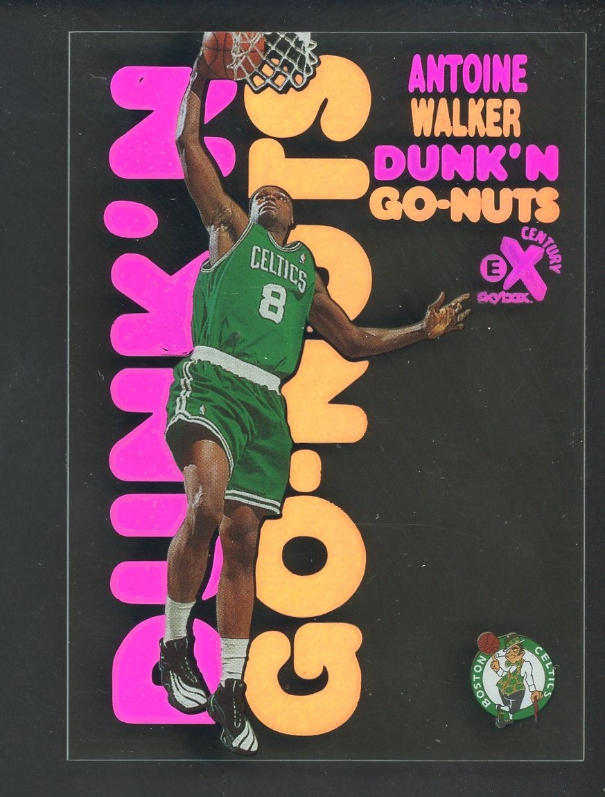 1998-99 Skybox EX-Century Dunk'N Go-Nuts Antoine Walker Celtics
