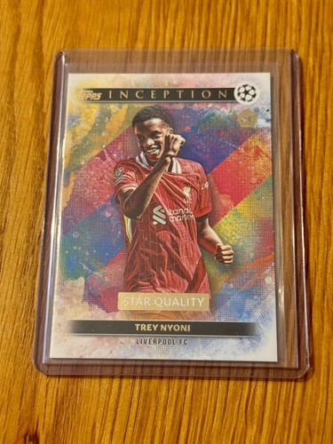 Topps Inception UEFA Club Competitions 24/25 Trey Nyoni - Liverpool - Rookie Card