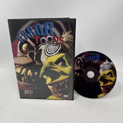 Terror Toons DVD 2002 Brain Damage Joe Castro Cult Horror Comedy Gore B-Movie