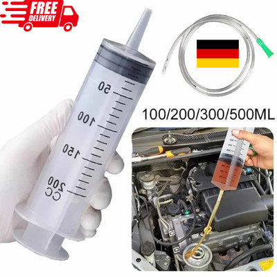Spritze mit großer Vakuumkapazität, 100/200/300/500 ml, wiederverwendbare Spritz