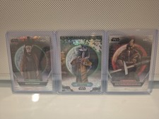 2024 Topps Chrome Star Wars Hyperspace Pulsar & Sparkle #/99 (3 Cards)