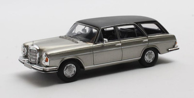 MATRIX SCALE MODELS - MERCEDES-BENZ W108 Crayford Estate 1970 Grau und Schwar...
