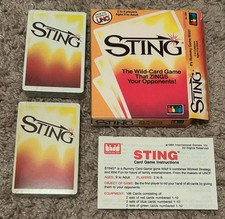 Vintage 1984 Sting Card Game International Games Cards SEALED Makers Of UNO