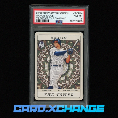 2018 Topps Gypsy Queen TOD14 Aaron Judge Tarot of the Diamond PSA 8 Near Mint
