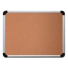 Universal Office Products UNV43713 Cork Board With Aluminum Frame, 36 X 24,