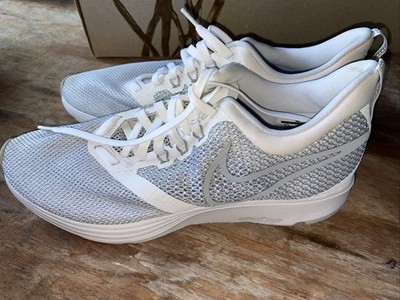 Nike Zoom Strike White Wolf Gray Women's Running Shoes Sz 9.5 AJ0188-100