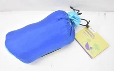 Sewanta Durable Camping Hammock 400 lb Capacity Medium Blue & Light Blue