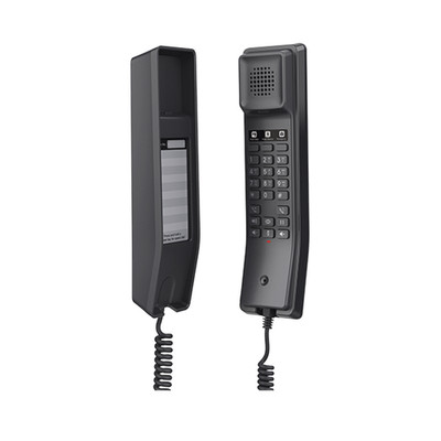 Grandstream GHP611 IP Phone Black Compact Hotel VoIP Phone PoE SIP Support
