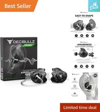 Custom Molded Two-Way Radio Earpiece Set with Noise Isolation - Model Awareness