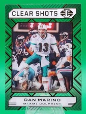 2020 Panini Illusions Clear Shots Emerald Dan Marino #13 MIAMI DOLPHINS