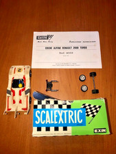 SCALEXTRIC EXIN ALPINE RENAULT 2000 TURBO REF.4053 + INSTRUCCIONES +CAJA+PIEZAS