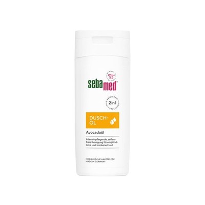 Duschöl 200 ml, Duschöl für Damen und Herren, mit Avocadoöl, intensiv pflegen...