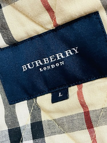 BURBERRY London Diamond Quilted Snap Jacket Pink Nova Check Lining Women’s Sz L - Picture 3 of 19