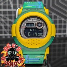 Casio G-Shock G-B001 Bluetooth Jason w/ Detachable Bezel Yellow Green G-B001RG-3