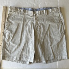 Peter Millar TCU Horned Frogs Shorts Mens 40 Stone Cotton Twill Classic Fit