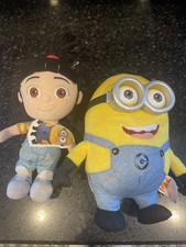 Despicable Me 2 Thinkway Toys Agnes Minion Dave Plush Doll Stuffed Toy 14" 11  