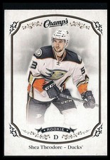 Shea Theodore 2015-16 Upper Deck Champ's Rookie Card!!. rookie card picture