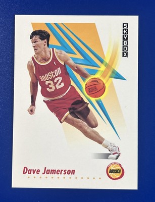 1991-92 SkyBox Basketball Dave Jamerson Houston Rockets #102
