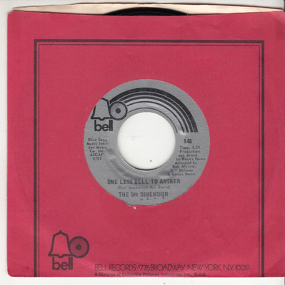 THE 5th DIMENSION - ONE LESS BELL TO ANSWER - ORIGINAL BELL RECORDS 45