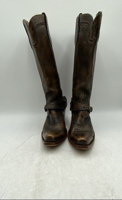 Vintage Old Gringo Womens Brown Leather Pull-On Cowgirl Western Boots Size 7