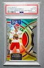 2023 Panini Select #140 PATRICK MAHOMES Die-Cut Green Yellow Prizm PSA 8 Chiefs