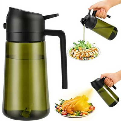Oil Sprayer for Cooking, Kitchen Maiden 2 in 1 Spray and Pour Olive Oil Dispense