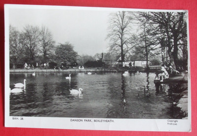 50er RPPC Echt Foto DANSON PARK BEXLEYHEATH Greater London RP