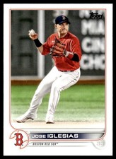 2022 Topps Jose Iglesias Boston Red Sox #15