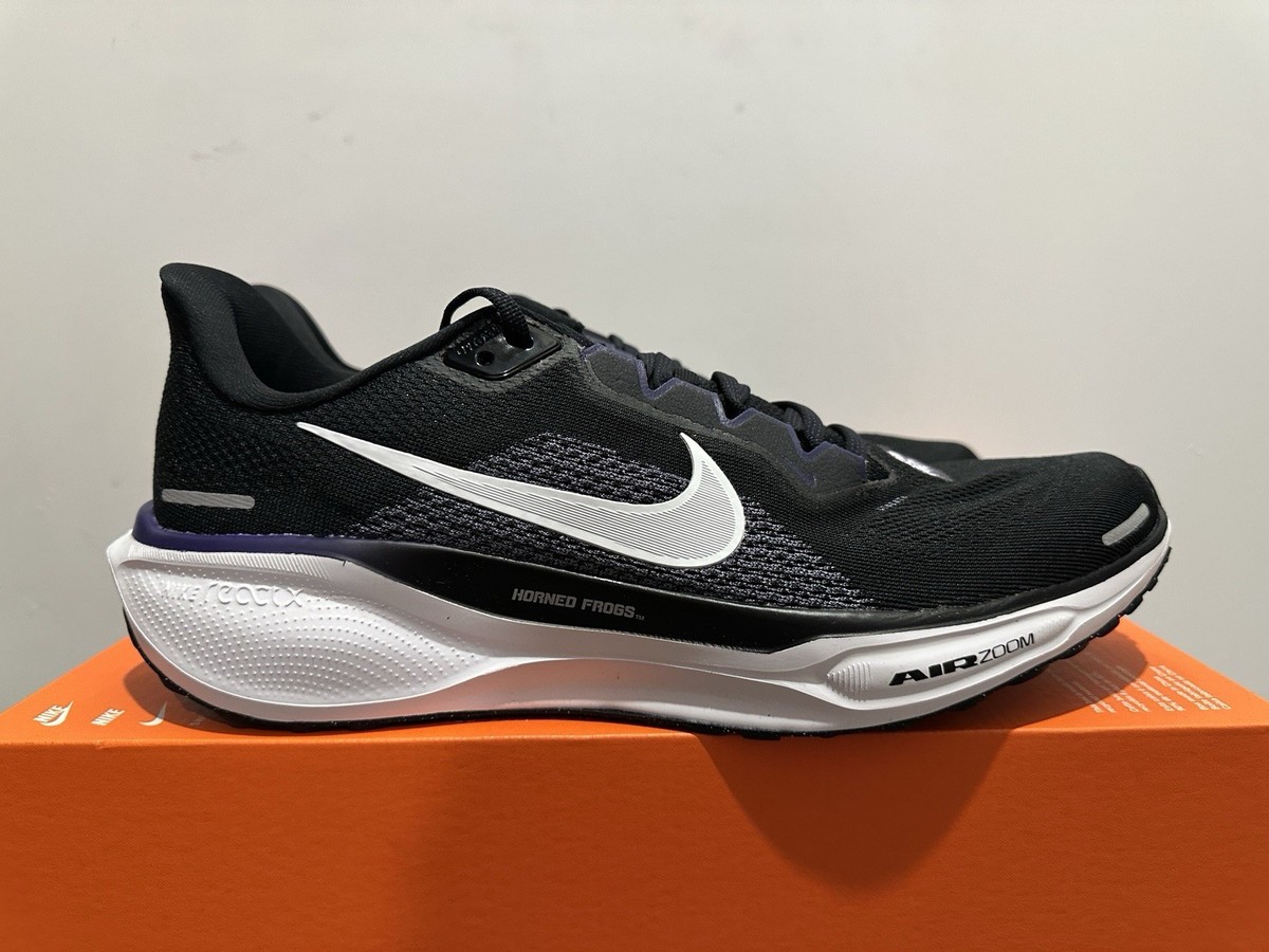 Nike Air Zoom Pegasus 41 TCU Horned Frogs Black Purple FZ5143-001