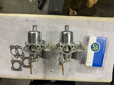 TRIUMPH TR3A TR4 Twin H6 SU Carburettors Fully Refurbished Carbs