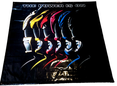 HUGE 6 ft VINYL THEATER BANNER POSTER SIGN 1995 MIGHTY MORPHIN POWER RANGERS EXC