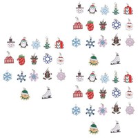 17Pcs Weihnachten Diy Charms AnhäNger Halskette Charms SchmuckzubehöR FüR Diy