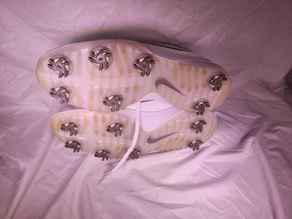 Туфли для гольфа Nike React Vapor 2 белые/розовые из пеноматериала BV1322-101 женские размер 10,5 Вт - Изображение 4 из 4