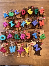 HTF Complete Set of 26 Retired 2005 Ty Alphabet Beanie Baby Bears (A–Z) MWMTs  
