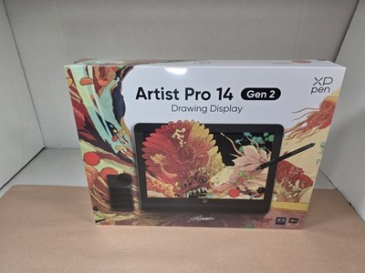 XP-Pen Artist Pro 14 Gen 2 Graphics Drawing Tablet + Stand & Mini Keydial 14Inch
