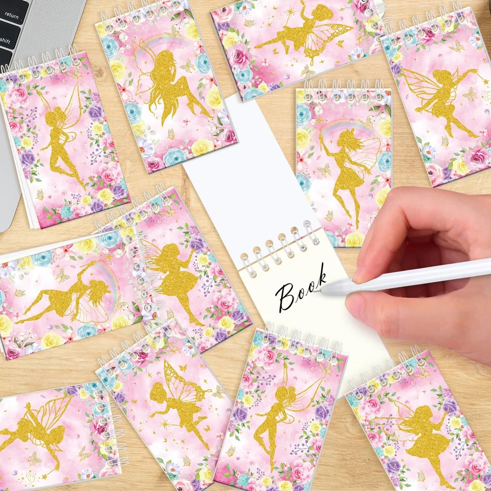 Juego de 122 piezas de favores de fiesta de hadas, 50 pegatinas, 12 pegatinas de montaje, insignia de 12 botones Foto 4 de 4