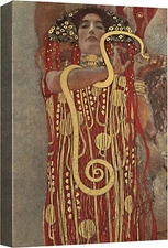 16"x24" Gustav Klimt Wall Art Canvas Print - Hygeia