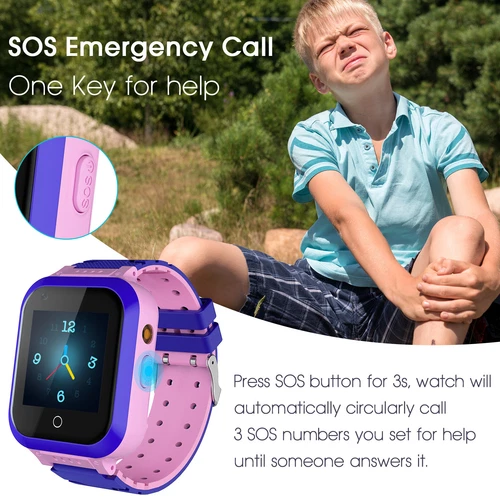 4G Kinder Smartwatch Telefonuhr Mit GPS Videoanruf Chat Jungen&Mädchen Geschenk - Bild 61 von 64