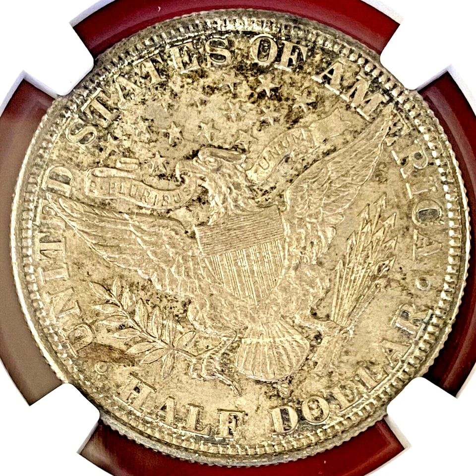 NGC MS-62! 1894-S BARBER HALF - Image 2 of 3