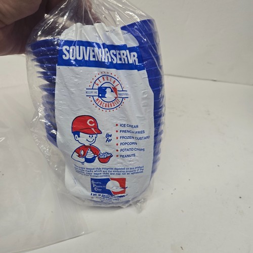 20 MLB Sportprodukte Souvenir Servierer Kunststoff MONTREAL EXPO'S Eiscreme Hut - Bild 6 von 7