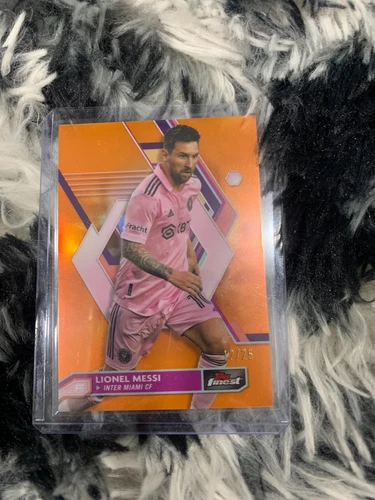 lionel messi finest 2022-2023 major league soccer performance topps /25
