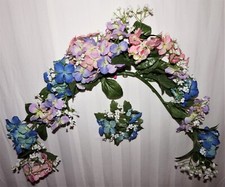 Artificial Flower Wedding arch top Arrangement Home d cor flower whip 20"