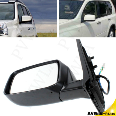 5Pin White Paintable Heated Mirror For Nissan X-Trail T32 2008-13 Deiver Side